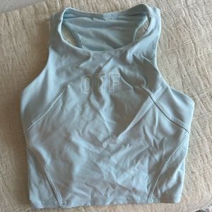 OTF Lululemon wonder train racer back tank.